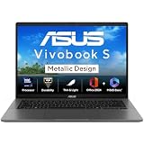 ASUS Vivobook S14 Intel Core Ultra 7 255H Metallic Design LaptopIntel iGPU16GB RAM512GB SSDFHD1460HzWindows 11M365 Basic 1YearOffice Home 2024Matte Gray14 Kg S3407CALY083WS