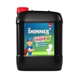 Shimmer Pro Max Black Toilet Cleaner 10L Professional Formula Mega Refill Pack for Heavy Usage Removes Tough Stains Odours Deep Cleaning Toilet Bowl Cleaner