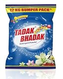 Tadak Bhadak Detergent Powder 12 kg Bumper Pack All in One Formula