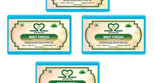 Pure Mint soap (4 x 125 g)