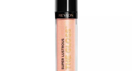 Revlon Super Lustrous Lip Gloss, Non-Sticky, Hydrating, High Shine Finish, 255 Sandstorm, 0.13 oz