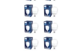 Philips 50 – watt LED Bulb | AceBright High Wattage LED Bulb | Bulb Base : B22, Light Bulb for Home | Colour : Cool Day Light, Pack of 10