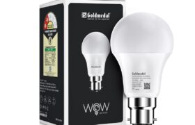 Goldmedal WOW 9W B22 Base LED Bulb For Home & Office | 230 Degree Light Coverage | 4kV Surge Protection | High Voltage Protection | Energy Efficient | Cool Daylight (6500K)