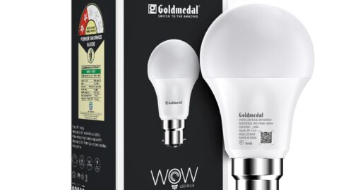 Goldmedal WOW 9W B22 Base LED Bulb For Home & Office | 230 Degree Light Coverage | 4kV Surge Protection | High Voltage Protection | Energy Efficient | Cool Daylight (6500K)