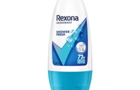 Rexona Shower Fresh Underarm Roll On Deodorant For Women, Antiperspirant, Removes Odour, Keeps Skin Fresh & Clean, Alcohol Free, Skin Friendly, 50 ml