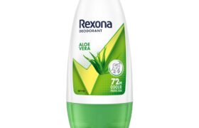 Rexona Aloe Vera Underarm Roll On Deodorant For Women, Antiperspirant, Removes Odour, Keeps Skin Fresh & Clean, Alcohol Free, Skin Friendly, 50 ml