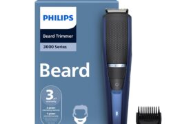 Philips India’s No.1 Men’s Trimmer* | Lift & Trim Technology | Skin Friendly Beard Trimmer for Men | Effortless Styling | Self-Sharpening Blades | 60 mins runtime | 3 yrs warranty* | BT3325