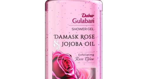 Dabur Gulabari Shower Gel – 250 ml | 99% Pure Glycerine | Gentle Bodywash | Cellulite beads for Exfoliation | 0% Parabens & Soap | No Silicones | With Exotic Damask Rose & Organic Jojoba Oil