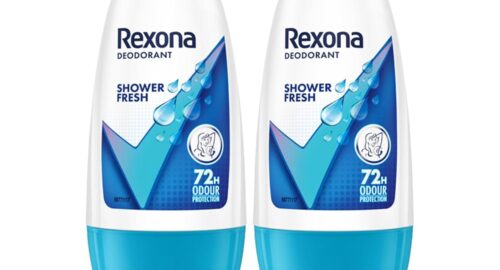Rexona for Female Shower Fresh Underarm Roll On Deodorant + Antiperspirant With Glycerine, Removes Odour, Even Skin Tone,Keeps Skin Fresh & Clean, Alcohol Free, 50 Ml (Pack Of 2)