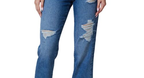 Spykar Women’s High Rise Straight Jeans