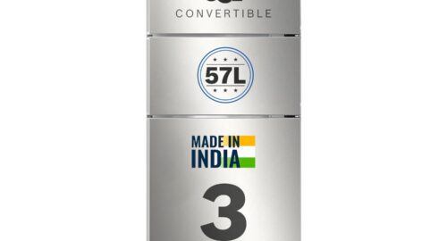 Bosch 302L, 3 Star, MaxFlex Convert Frost Free Triple Door Refrigerator | 8-in-1 Convertible Storage Modes | 57L Extra Convertible Zone | Cool Extend up to 18 hours (CMC33S03NI, Fine Steel)