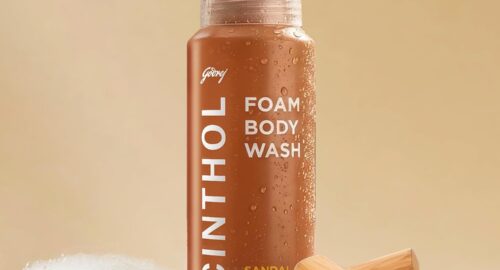 Cinthol Sandal Foam Body Wash (200ml) | Unique Foam Formula for Moisturized & Irresistibly Soft Skin | Suitable for All Skin Types