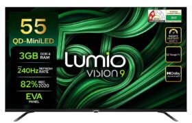Lumio Vision 9 2026 139cm (55 inches) 4K Ultra HD Smart QD-MiniLED Google TV EPIC3-ADSI