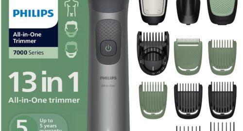 Philips India’s No.1 Men’s Trimmer* | Ultimate Precision | BeardSense Technology- Scans 125x/sec, adapts to density | All-in-One Full body Grooming Kit | 120min runtime | IPX7 | 5yr warranty* | MG7922