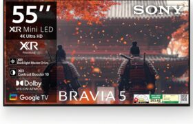 Sony 139 cm (55 inches) BRAVIA 5 4K Ultra HD Smart Mini LED Google TV K-55XR50