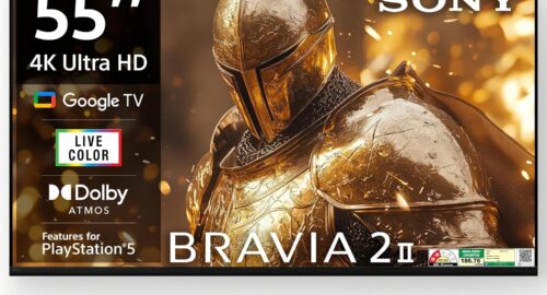 Sony 139 cm (55 inches) BRAVIA 2M2 Series 4K Ultra HD Smart LED Google TV K-55S25BM2
