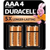 Duracell Alkaline Aa Battery Pack Of 4 90