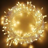 Lexton 40 LED Power Pixel Serial StringFairy Light Plug Sourced Suitable for Home Outdoor Decoration Diwali Christmas Ramadan Wedding Party Festival Pack of 1 Warm White