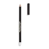 Makeup Revolution Kohl Pencil Eyeliner White Waterproof Makeup For Day to Night Twist Up Pencil Waterproof Smudge Proof Long Lasting Eye Makeup1g