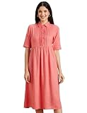 Symbol Women Rayon Fit and Flare One Piece Midi Length Dress Available in Plus Sizes