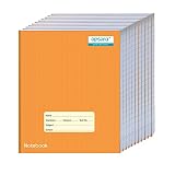 Apsara Kingsize Notebook Brown Cover Blue Lines Bright Paper Center Staple 24 x 18 cm 172 Pages Single Line Pack of 10