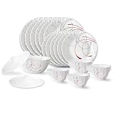 Larah Opalware Dinner Set Of 27 Pcs 1437