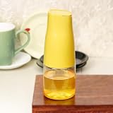 The Earth Store 500 ML Yellow Plastic Oil Dispenser Transparent Cooking Oil Pourer for Kitchen Leakproof Sauce Vinegar Liquid Dispenser Oil Bottle Oil Pourer for Kitchen