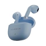 HAMMER New Launch Ultra Pods TWS Wireless Bluetooth Ear buds Inbuilt Mic 100H Standby Time Earbuds with 30H Playtime USB TypeC13mm Dynamic Drivers IPX5 Water Resistant Bluetooth EarphonesBlue