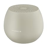 HAMMER Drop 5W Bluetooth Wireless Speaker with Twin Pairing 1200 mAh Battery 100H Standby Time TWS Function TF Card USB Slot AutoPairing inBuilt Mic TypeC Charging 52mm Driver Beige
