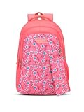 Lavie Sport Amber 36L Pink Backpack Fits Upto 15 Inch Laptop Organizer Bottle Holder Pencil Pouch Gift for Men Women Boys Girls Laptop Sleeve for School College