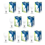 Crompton High Wattage LED Lamp 23W Cool Day Light B22 Base Energy Efficient Long Life 6500 Kelvin for Home Office 1 year Warranty Pack of 8