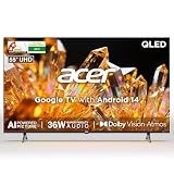 Acer 139 cm 55 inches Ultra V Series 4K Ultra HD Smart QLED Google TV AR55QDVGU2875BD