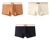 Lymio Men Underwear Trunk Briefs Premium Mens Underpants Breathable Premium Cotton Trunk with Soft Elastic Waistband Comfortable Stretch Fit AllDay Fresh CottonPack of 3