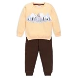 LuvLap Girls Sweatshirt Pyjama Set
