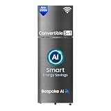 Samsung 467 L 3 Star Convertible 5in1 Digital Inverter Frost Free Double Door Bespoke AI WiFi Refrigerator RT80H51C3KHL Luxe Black 2026 Model