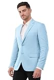 SaintX Mens Premium Summer Blazer Linen Cotton Blended Breathable Fabric Fully Lined Comfortable Slim Fit Crafted for The Modern Gentleman Casual Formal Wear JK0