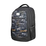 F Gear Arashi Black 35L School Backpack4 Compartments 1 Front Pocket water Bottle HoldersLaptop SleeveErgonomic Lightweight Durable DesignIdeal for School College Work Travel Daily Use
