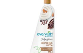 Everyuth Naturals Nourishing Cocoa Body Lotion | 48Hr Deep Moisturization | Smooth, Radiant & Healthy Skin| With 100% Natural Almond Milk & Cocoa | Deep Moisture Care For Dry Skin – 500ml Bottle