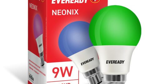 Eveready Neonix 9W Color LED Bulb, B22 Base, Green