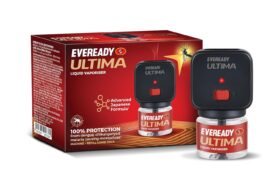 Eveready Ultima Mosquito Repellent, Machine + Refill Combi Pack, Dual Mode – Normal & High, Advanced Japanese Formula, 100% Protection from Dengue, Chikungunya & Malaria